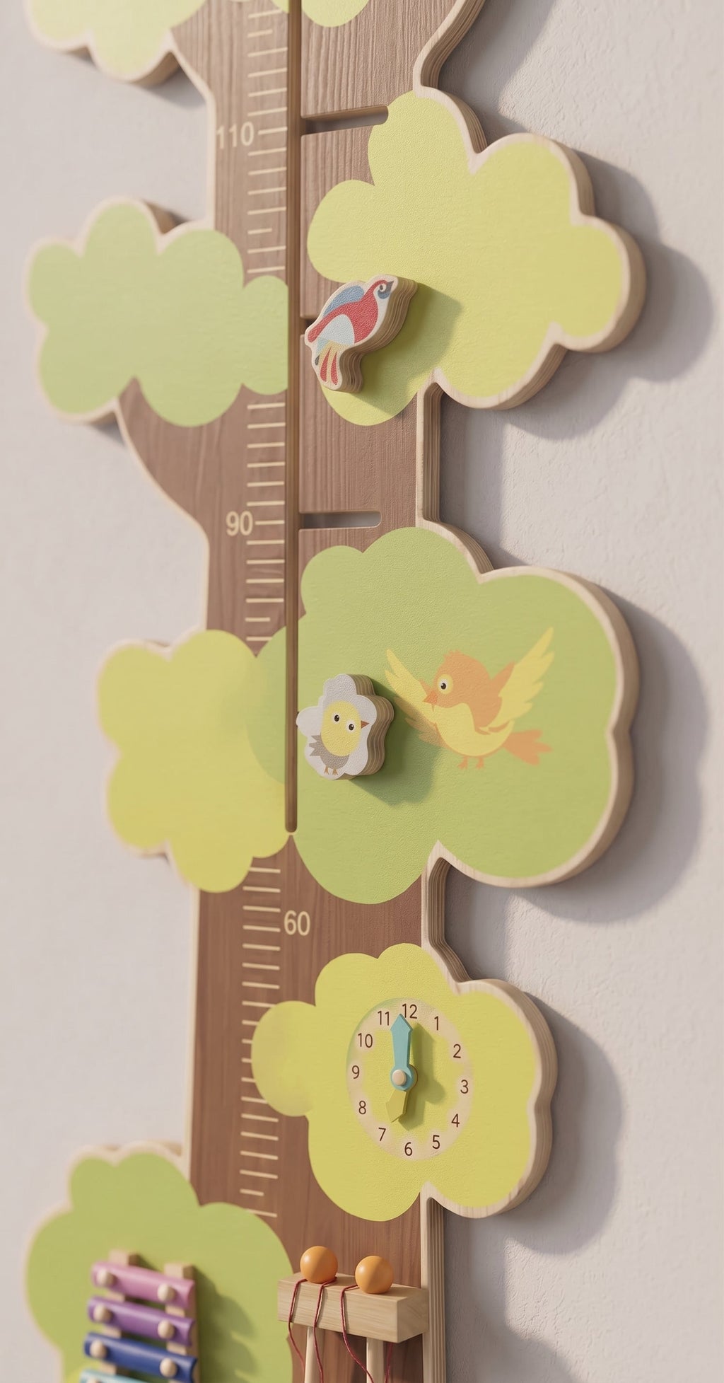 Toise d’Éveil Cocoly™ — Arbre d’activités mural