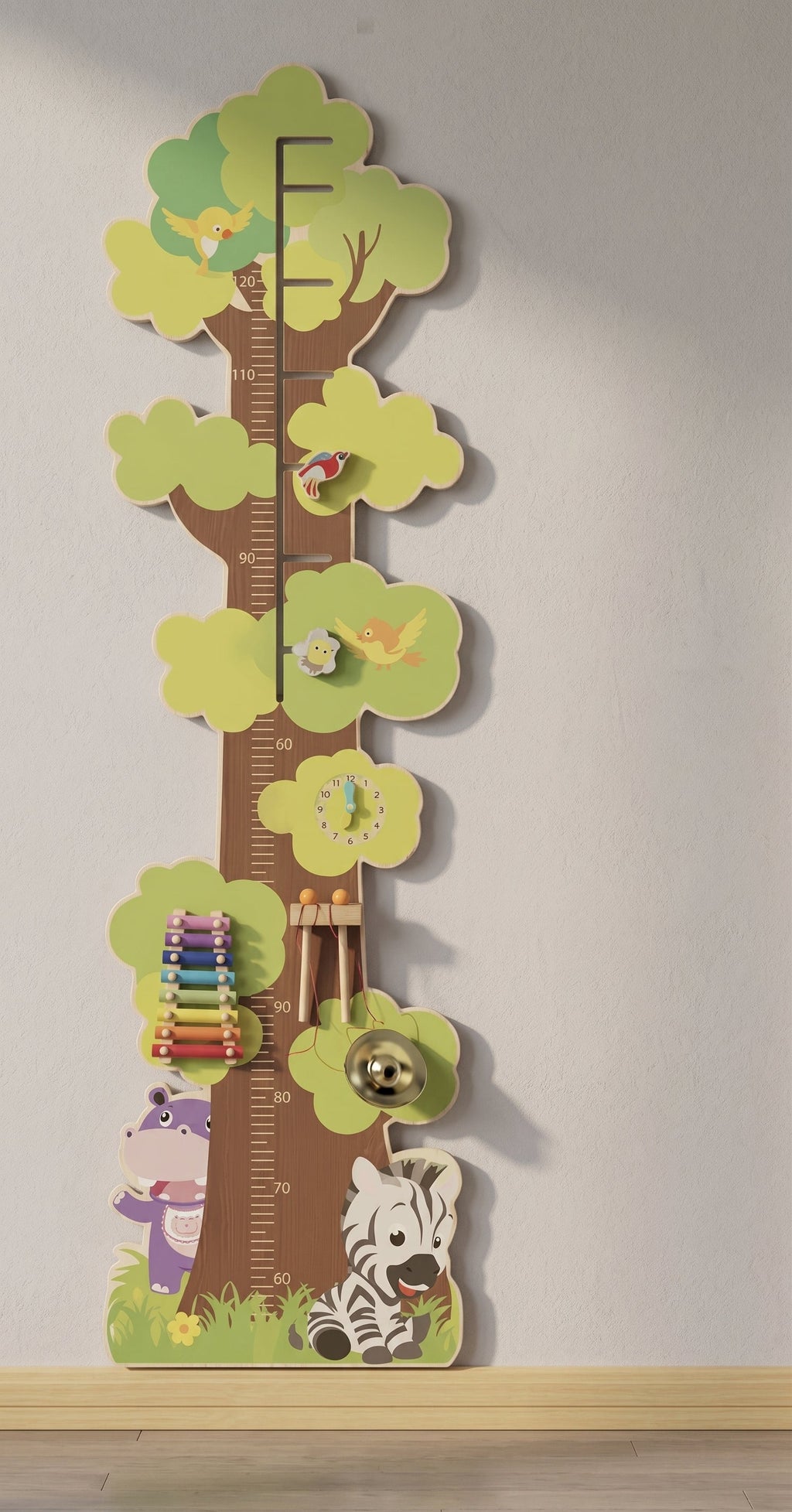 Toise d’Éveil Cocoly™ — Arbre d’activités mural