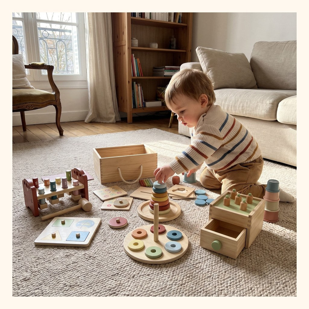 Mon Premier Coffret Cocoly™ — 54 pièces en bois