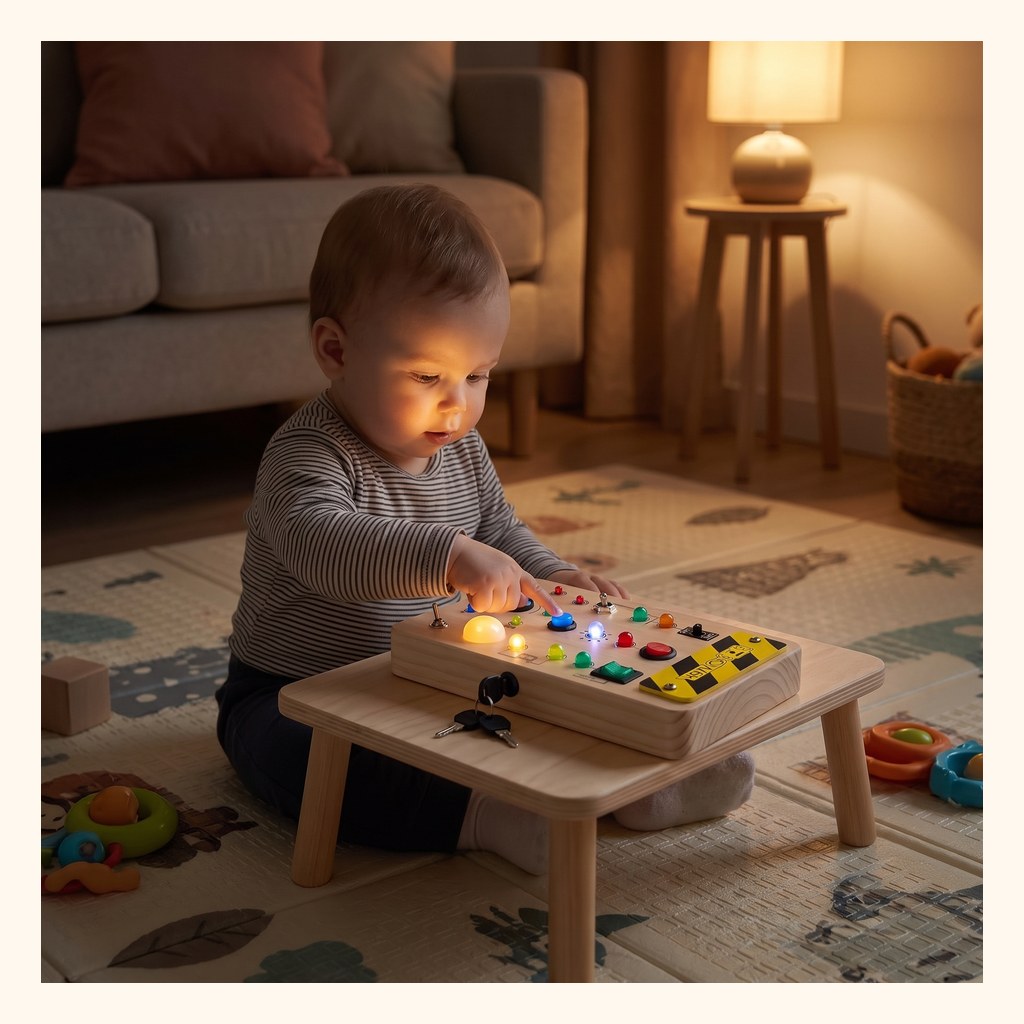 Planche Lumière Cocoly™ — Interrupteurs & LED