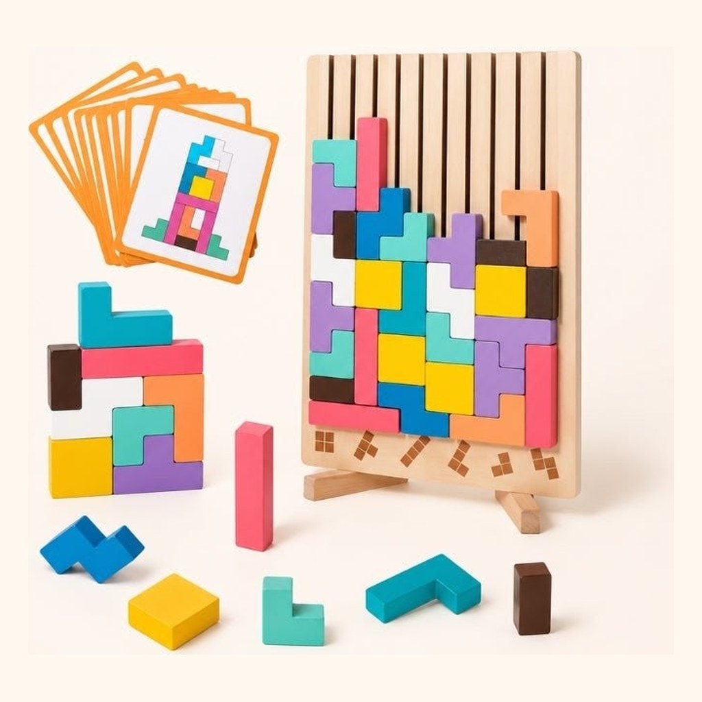 Puzzle Défi Cocoly™ — 42 pièces en bois