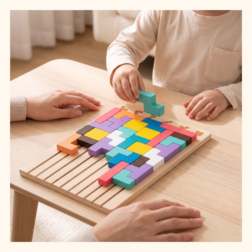 Puzzle Défi Cocoly™ — 42 pièces en bois