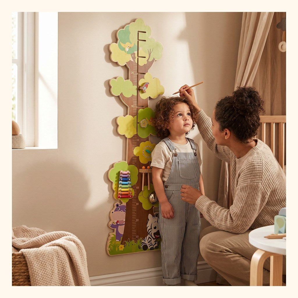 Toise d’Éveil Cocoly™ — Arbre d’activités mural